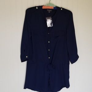 The Limited Button Down Tunic